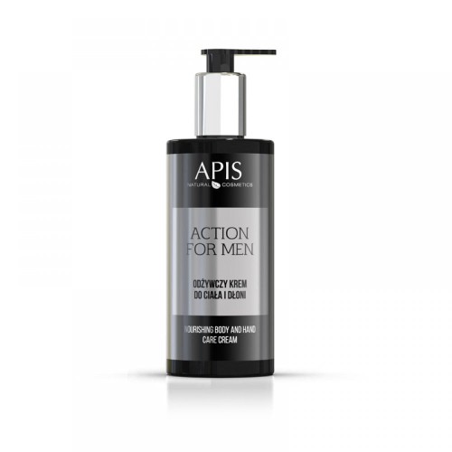 APIS Action For Men Odżywczy krem do ciała i dłoni 300 ml