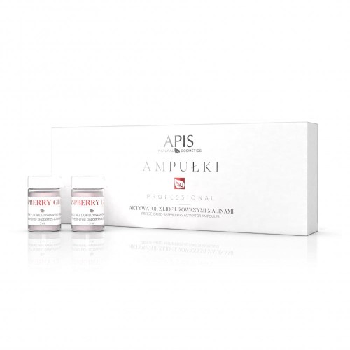 APIS Ampułki z kwasem hialuronowym i ekstraktem z liofilizowanych malin 5 x 5 ml