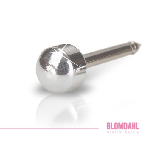 BLOMDAHL kolczyk przekłuciowy Plain 4 mm Srebrny
