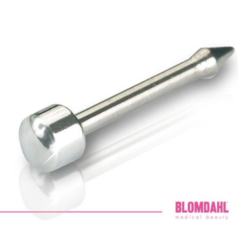 Blomdahl Hipoalergiczny kolczyk przekłuciowy do nosa Mini Plain 3 mm Long