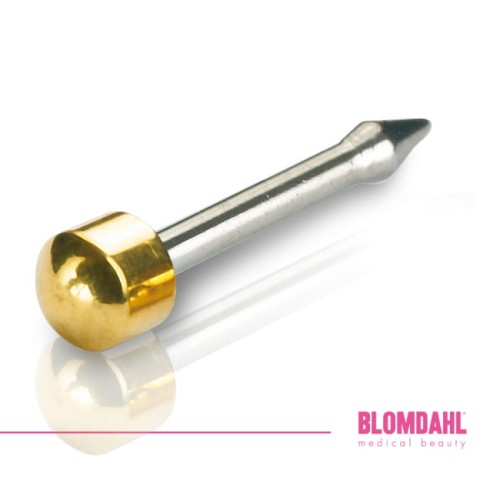 Blomdahl Hipoalergiczny kolczyk przekłuciowy do nosa Short Mini Plain 3 mm
