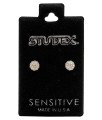 Studex Sensitive Kolczyki hipoalergiczne fireball crystal 4,5 mm