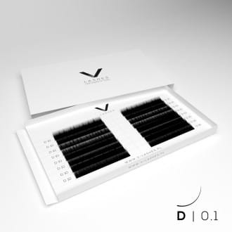 Rzęsy V-Lashes Skręt D grubość 0,10 długość 6mm