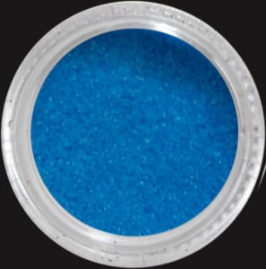 Brokat do paznokci fluorescencyjny nieieski 7 ml