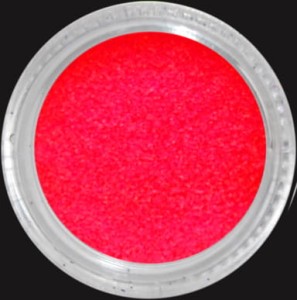 Brokat do paznokci fluorescencyjny różowy 7 ml