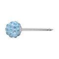 kolczyki studex kulka z cyrkoniami 4,5 mm