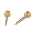 Kolczyki Studex System75 brylant w oprawie pełnej złotej 3 mm