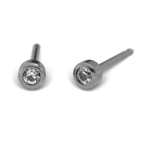 Kolczyki Studex System75 Brylant w oprawie pełnej tytanowej 2 mm - 505
