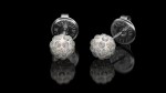 Studex Sensitive Kolczyki hipoalergiczne Kulka z kryształkami górskimi 6 mm 
