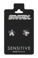 Studex Sensitive Kolczyki hipoalergiczne srebrne Stokrotka Rainbow 5 mm(1163)