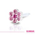 BLOMDAHL kolczyk przekłuciowy Daisy Light Rose/ Rose 5 mm