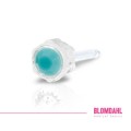 BLOMDAHL kolczyk przekłuciowy Turquoise 4mm