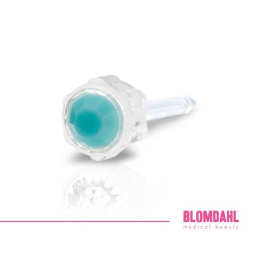BLOMDAHL kolczyk przekłuciowy Turquoise 4mm