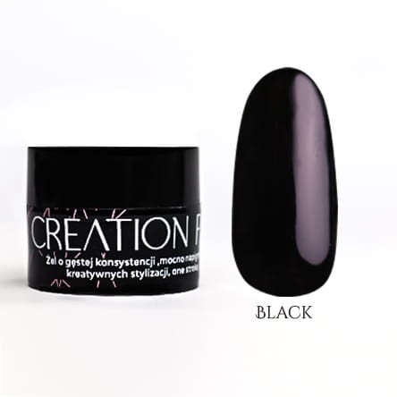 Creation Paint Gel do zdobień Black 018