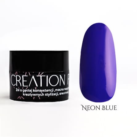 Creation Paint Gel do zdobień Neon Blue 019