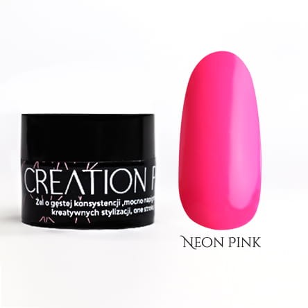 Creation Paint Gel do zdobień Neon Pink 020