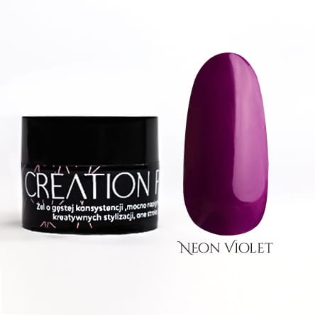 Creation Paint Gel do zdobień Neon Violet 022