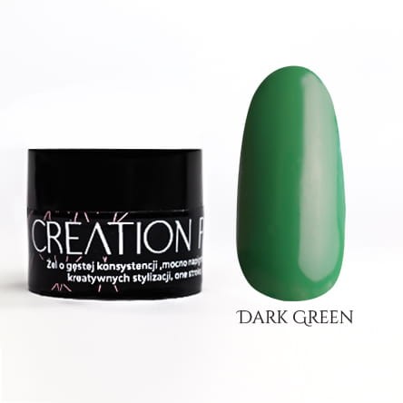Creation Paint Gel do zdobień Dark Green 024