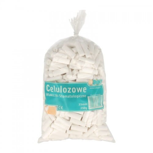 Wałeczki stomatologiczne celulozowe 250 g