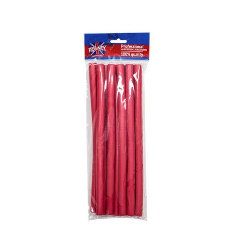 Ronney Professional Flex Rollers 041 Papiloty 12/240 mm czerwone