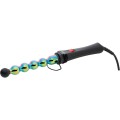 Gamma Piu Iron Buble Rainbow antystatyczna lokówka do włosów 25 mm