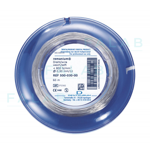 Drut stomatologiczny/podologiczny miękki średnica 0,3 mm - krążek 60 mb