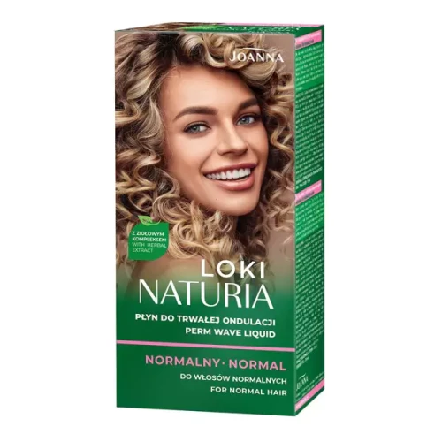 Joanna Naturia Loki Płyn do trwałej ondulacji normalny 2 x 75 ml