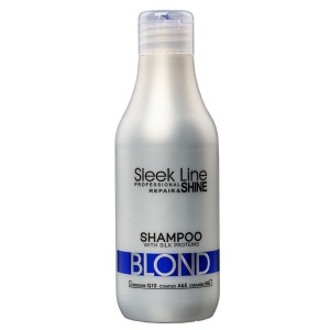 Stapiz Sleek Line Blond Szampon do włosów blond,siwych i rozjaśnianych  300 ml 