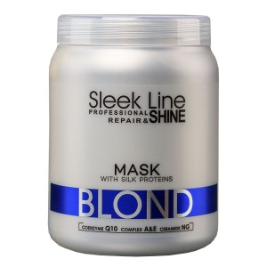 Stapiz Sleek Line Blond Maska do włosów blond,siwych i rozjaśnianych  1000 ml 