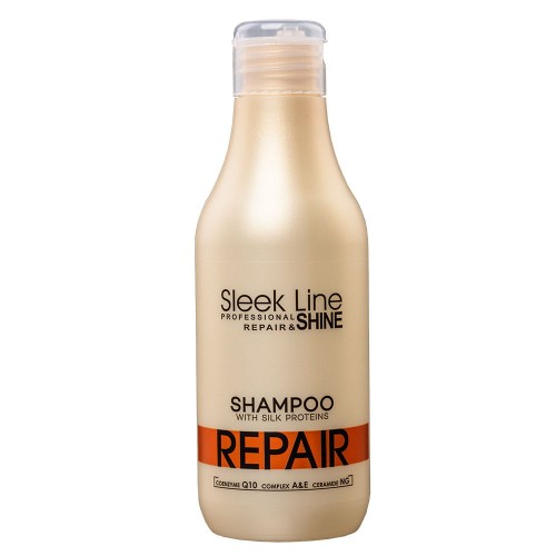 Stapiz Sleek Line Repair Szampon regenerujący do włosów z jedwabiem 300 ml