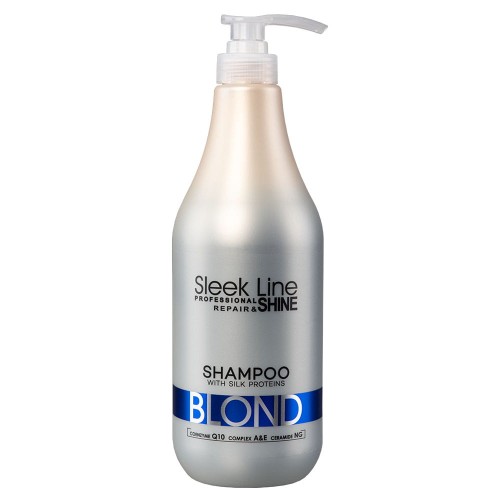 Stapiz Sleek Line Blond Szampon do włosów blond,siwych i rozjaśnianych 1000 ml