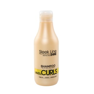 Stapiz Sleek Line Vaves&Curls Szampon do włosów falowanych i kręconych 300 ml