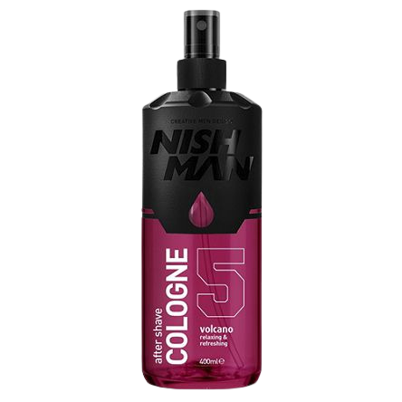 NishMan Barber After Shave Woda kolońska w sprayu 05  Volcano 400 ml