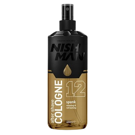 NishMan Barber After Shave Woda kolońska w sprayu 12 Spacex Spunk 400 ml
