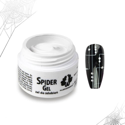Spider Gel Żel do zdobień biały 3ml