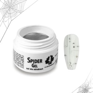 Spider Gel Żel do zdobień srebrny  3ml 