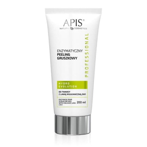 APIS Hydro Evolution Enzymatyczny peeling gruszkowy do twarzy z lawą wulkaniczną 2w1 200ml