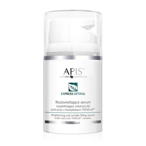 APIS Express Lifting Rozświetlające serum wypełniające zmarszczki pod oczy z kompleksem TENS'UP™ 50 ml
