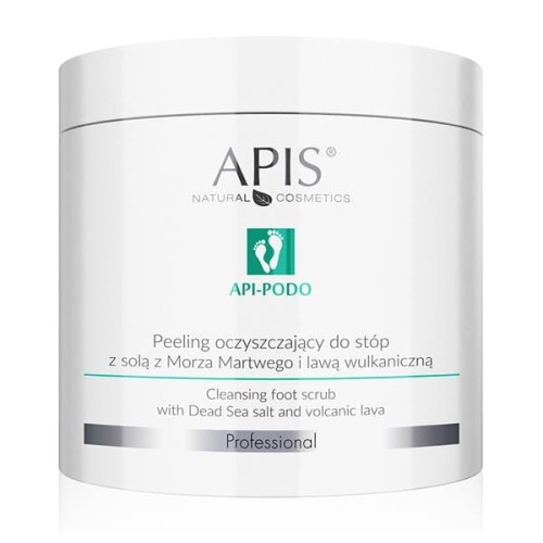 APIS Api Podo Peeling oczyszczający do stóp z solą z Morza Martwego i lawą wulkanicznią