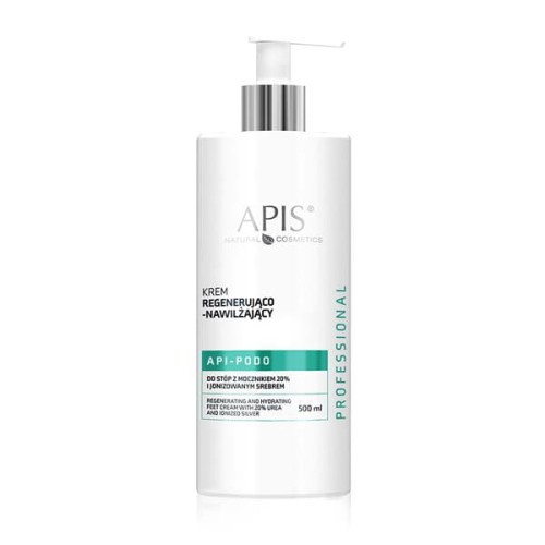 APIS Api PodoKrem regenerująco-nawilżający do stóp z mocznikiem 20% i jonizowanym srebrem 500 ml