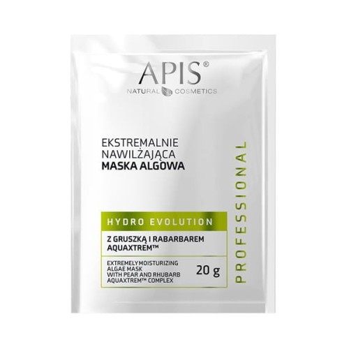 APIS Hydro Evolution Ekstremalnie nawilżająca maska algowa z gruszką i rabarbarem AQUAXTREM™ 20 g