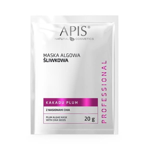APIS Kakadu Plum Śliwkowa maska algowa z nasionami chia 20 g