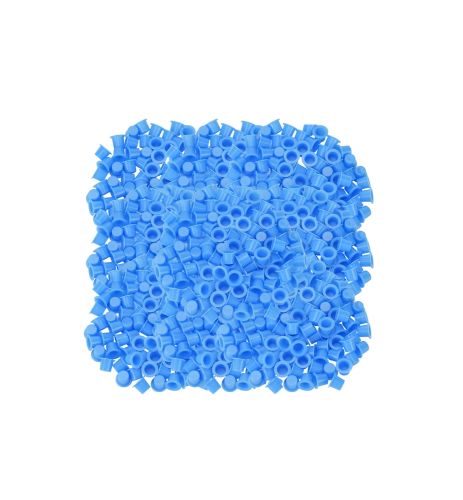 Jednorazowe kubeczki na pigment, klej oraz tusz rozmiar S 100 szt niebieskie