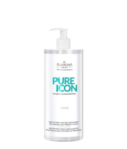 Farmona Pure Icon Multifunkcyjny żel micelarny do demakijażu twarzy i oczu 500 ml