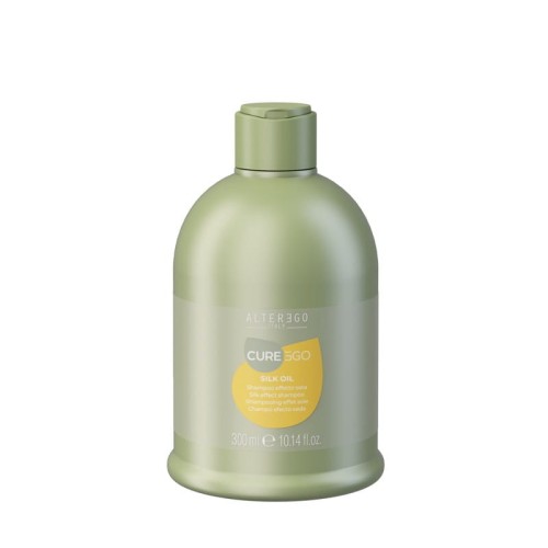 AlterEgo CureEgo Silk Oil Szampon rozświetlający do włosów puszących i niesfornych 300 ml