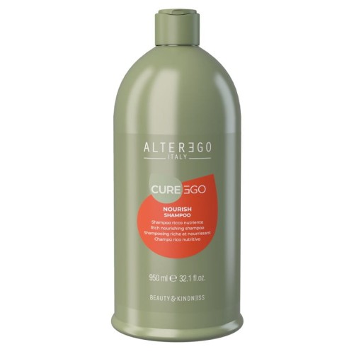 AlterEgo CureEgo Nourish Szampon pielegnujący do włosów zniszczonych i kruchych 950 ml