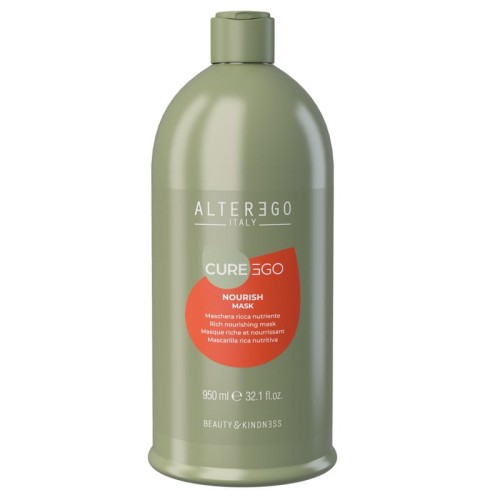 AlterEgo CureEgo Nourish Maska pielegnująca do włosów zniszczonych i kruchych 950 ml