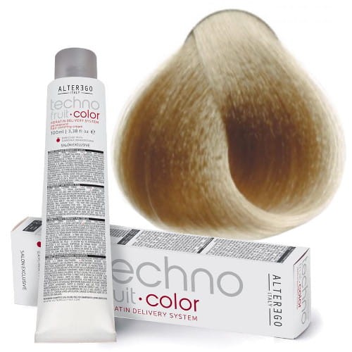AlterEgo Techno Fruit Color Farba do włosów 10/31 Platynowy blond złoto popielaty
