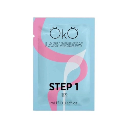OkO Step 1 Lift saszetka do laminacji rzęs i brwi  1 ml