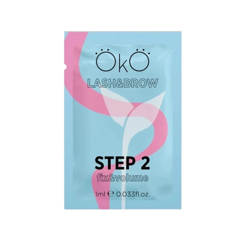 OkO Step 2 Fix Volume Saszetka do laminacji rzęs i brwi 1 ml